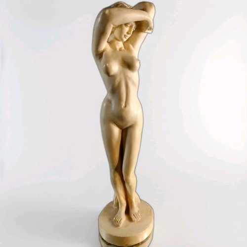 Statua donna nuda - , composita