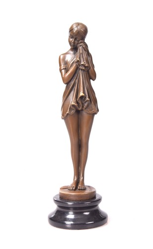 Statua bronzo ragazza - statua,
