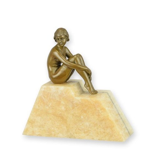 Scultura bronzo donna nuda - scultura,