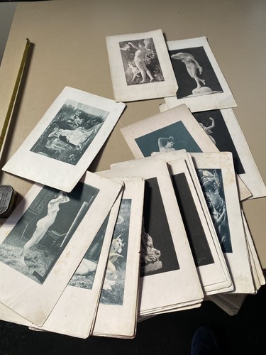 Lotto stampe epoca - epoca, donne