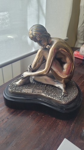 Statua donna lamina - donna, argento