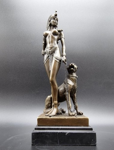 Statua bronzo cleopatra - statua,
