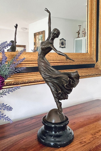 Statua bronzo ballerina - statua,