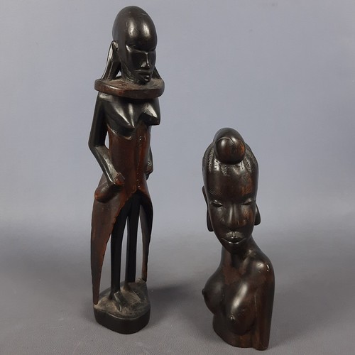 Statue ebano arte africana - statue,