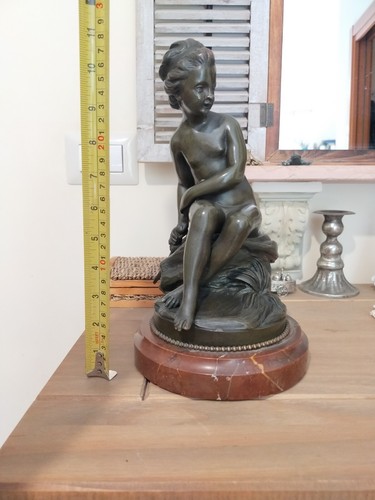 Statua donna bronzo - in, firmata
