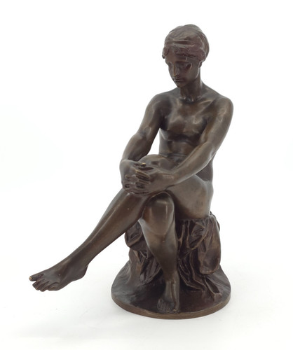 Scultura statua bronzo nudo - statua,