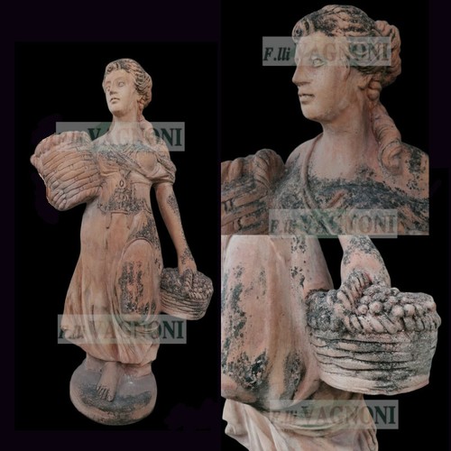 Statua terracotta toscana - in,