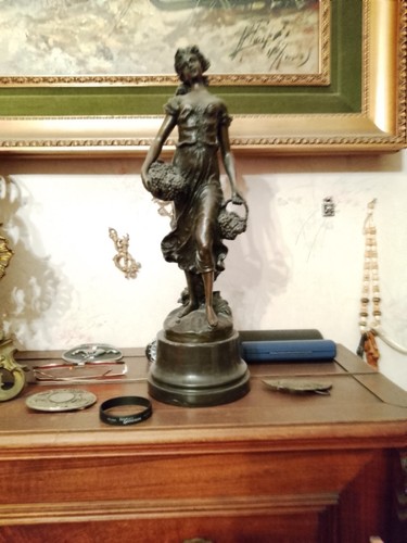 Statua bronzo donna - bronzo,