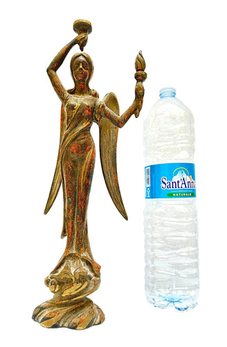 Antica statua scultura donna - scultura,