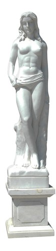 Scultura marmo bianco statua - scultura,