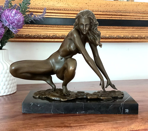 Statua bronzo vergine - statua, in