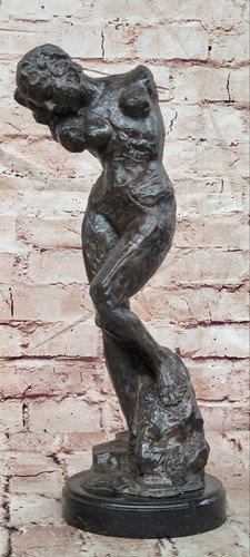 Statua busto donna bronzo