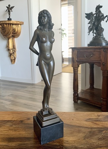 Statua bronzo vergine - statua,