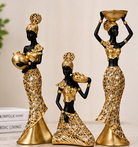 Set statuine donna - set,