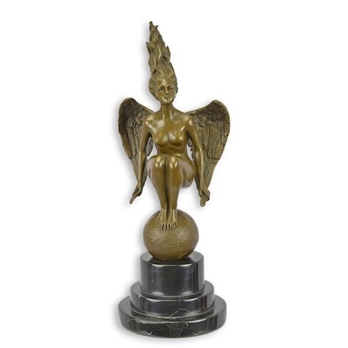 Scultura bronzo donna nuda - donna,