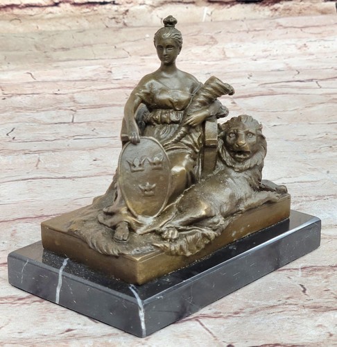 Statua bronzo fortuna - statua, dea
